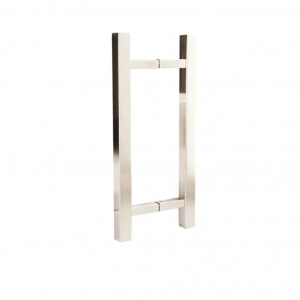 Dusjhåndtak "Sava" 8-12mm glass, Ø19x350mm (Børstet stål)